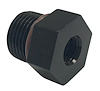 481428-BL Plug Fitting [-8 AN Male to 1/8 in. NPT Female, Straight, Black]