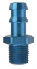 484004 AN Fitting [1/8 in. NPT Male to 1/4 in. hose Barb Hose Barb, Straight, Blue] - image 1