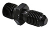 485203-BL DIY Turbo Oil Restrictor Fitting [-3 AN x 1/8 in. NPT, Aluminum, Black] - image 1