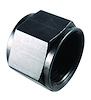 492916-BL 492916BL Aluminum Flare Cap - 929 -16AN [Black]