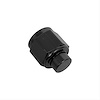 492928-BL Aluminum Flare Cap - 929 -8AN With 1/8 in. NPT Gauge Port [Black] - image 1