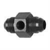 495001-BL Adapter Fitting [-6 AN Male Threads to -6 AN Male Threads, Straight, Black] - image 1