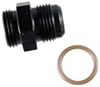 Aluminum AN Radius Fitting With O-Ring -4 x 7/8"-14 (10) - image 1