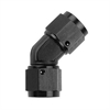 496206-BL Union Fitting [-6 AN Female to -6 AN Female, 45 Degree, Black]