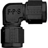 496303-BL Aluminum AN Female - Female 90-Degree Coupler - 963 -3AN x 90-Degree - image 1