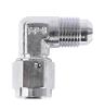 498103-CH Aluminum Female to Male 90-Degree Swivel - 981 -6 AN [Chrome] - image 1