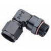 499006-BL AN 90-Degree Female Swivel to AN Straight Thread Fitting -6 x 9/16 in.-18 (-6 AN) - image 1