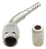 -3 X 45 DEG BENT CRIMP FITTING W/ PIN / COL-20PCS - image 1
