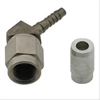 -4 X 45 FORGED CRIMP FITTING W/ PIN / COLLAR-20PCS - image 1
