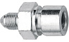 650204 Steel Tubing Adapter - 502 -3 AN x 7/16 in.-24 Inverted Flare - image 1
