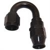 681810-BL Hose [Real Street Reusable PTFE, -10 AN Hose to -10 AN Female Threads, 180 Degree, Black] - image 1