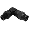 689906-BL Fuel Hose [Real Street Reusable PTFE, -6 AN Hose to 1/4 in. NPT Male Threads, 90 Degree, Black] - image 1