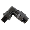 689911-BL Fuel Hose [Real Street Reusable PTFE, -10 AN Hose to 3/8 in. NPT Male Threads, 90 Degree, Black] - image 1