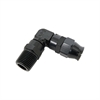 689988-BL Fuel Hose [Real Street Reusable PTFE, -8 AN Hose to 1/2 in. NPT Male Threads, 90 Degree, Black] - image 1