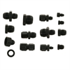 900557-BL AN Hose Test and Flush Kit [-4 AN, -6 AN, -8 AN, -10 AN, -16 AN, Black] - image 1