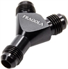 900607-BL Billet Flare to Flare Y-Fitting 6AN Inlet x 4AN Male Outlets - image 1
