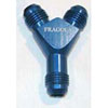 900611 Billet Flare to Flare Y-Fitting 10AN Male Inlet x 8AN Male Outlets - image 1