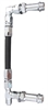7/8-20 DUAL INLET 4150 -6 FUEL LINE KIT CHROME - image 1