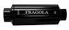 960006BL Inline Fuel Filter [-12 AN Female Inlet and Outlet, Black] - image 1