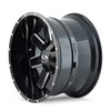 141-2281M 141-Series Wheel [Size: 20"x12"] Gloss Black Milled Finish - image 2