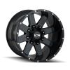 141-2978M ION Alloy 141 Wheel [Size: 20 in. x 9 in.] Gloss Black Milled Finish