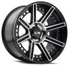149-2173B ION 149-Series Wheel, Size: 20" x 10", Bolt Pattern: 5 x 5 (127 mm) [Finish: Black/Machined] - image 1