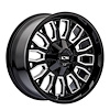 152-2978M 152-Series Wheel [Size: 20"x9"] Gloss Black Milled Finish - image 1