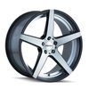 TOUREN TR20 MATTE BLACK/MACHINED FACE/MACHINED UNDERCUT 18X8 5-114.3 30mm 72.62mm - image 2
