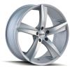 TOUREN 3272 GLOSS SILVER/MACHINED FACE 20x10 5-120 40mm 74.1mm - image 1