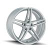 TR73 3273 GLOSS SILVER/MILLED SPOKES 20X8.5 5-120 30mm 74.10mm - image 1