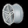 TR73 3273 GLOSS SILVER/MILLED SPOKES 18X8 5-114.3 35mm 72.62mm - image 2