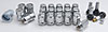 Bulge Acorn Lug Nut & Lock Kit Thread: 7/16" - image 1