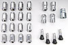 Bulge Acorn Lug Nut & Lock Kit Thread: 14mm x 1.5" - image 1