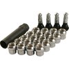 Chrome Open End Spline Lug Nut Kit 9/16" 20 Lug Kit - image 1