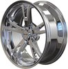 Ridler 606 Series Chrome Wheel Size 17" x 7" - image 2