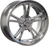 Ridler 606 Series Chrome Wheel Size 17" x 7" - image 1