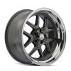 610-Series Wheel, Size: 20" x 8.50", Bolt Pattern: 5 x 4.50" [Finish: Grey w/ Polished Lip] - image 1
