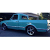 Ridler 645 Series Grey Wheel and Tire Kit 1967-72 C-10 Trucks Includes: - image 2