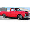 Ridler 645 Series Black Wheel and Tire Kit 1967-72 C-10 Trucks Includes: - image 2