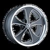 Ridler 645 Series Matte Black w/Polished Lip Wheel Size: 18" x 9.5" - image 2