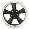 Ridler 675 Series Matte Black w/Machined Lip Wheel Size: 17" x 8" - image 2
