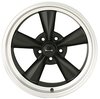 Ridler 675 Series Matte Black w/Machined Lip Wheel Size: 17" x 9.5" - image 2