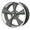 Ridler 695 Series Grey w/Machined Lip Wheel Size: 20" x 10" Bolt Circle: 5 x 5" Offset: 0 - image 1