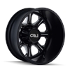 CALI OFFROAD 9105 REAR BLACK/MILLED SPOKES 22x8.25 8-165.1 -180mm 121.3mm - image 1