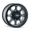 IRONMAN 9300 MATTE GUNMETAL/BLACK BEADLOCK 15X7 4-110 13mm 79.40mm - image 1