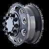 IONBILT IB02 FRONT BLACK/MILLED SPOKES 24.5x8.25 10-285.75 168mm 220.1mm - image 2