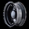 IONBILT IB02 REAR BLACK/MILLED SPOKES 24.5x8.25 10-285.75 168mm 220.1mm - image 2