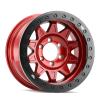 ROADKILL RACE 9302 Wheel Size: 17 X 9" Bolt Pattern: 6-139.7 [CRIMSON CANDY RED BEADLOCK]