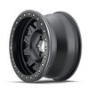 ROADKILL 9302 Wheel Size: 17 X 9" Bolt Pattern: 8-170 [MATTE BLACK W/SIMULATED RING] - image 2