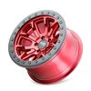 DT-1 9303 Wheel Size: 17 X 9" Bolt Pattern: 5-139.7 [CRIMSON CANDY RED] - image 3